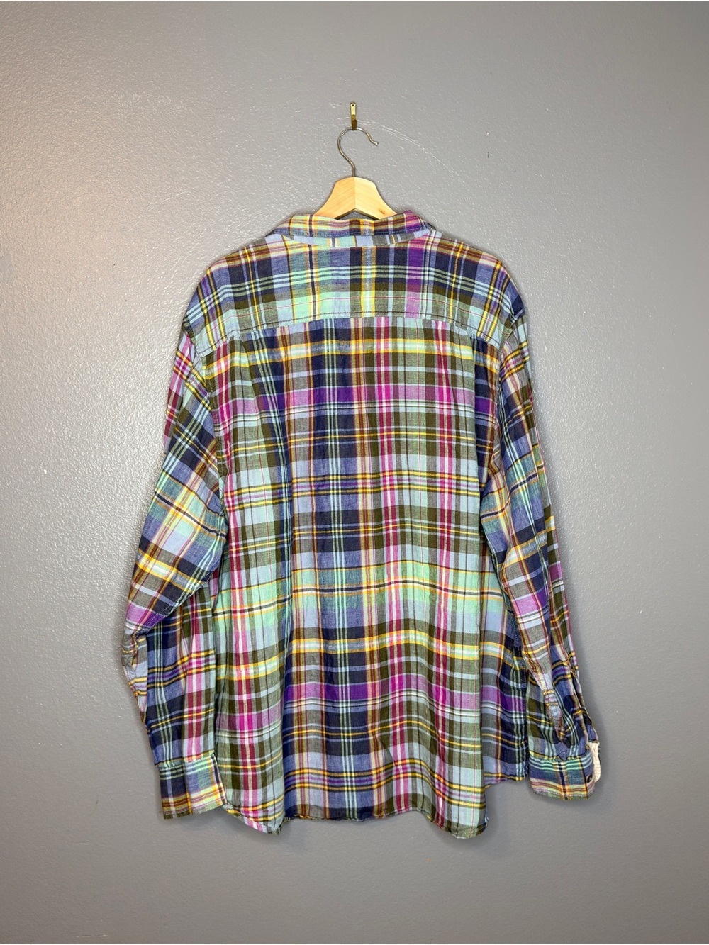 Tommy Bahama Hemsworth Plaid Buccaneer Blue Button up Men’s XXL - Picture 8 of 11